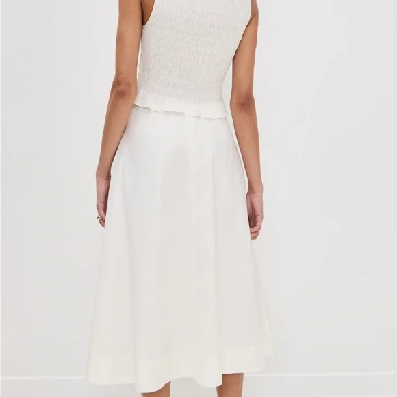 NWOT Reformation Laguna Two Piece Set Cotton Size 12 - Picture 2 of 3